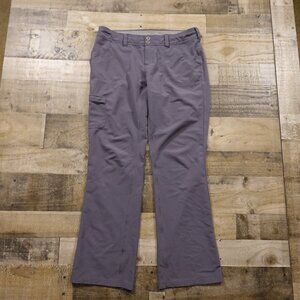The North Face Womens Hiking Pants Size 8 Gray Stretch Cargo Outdoor